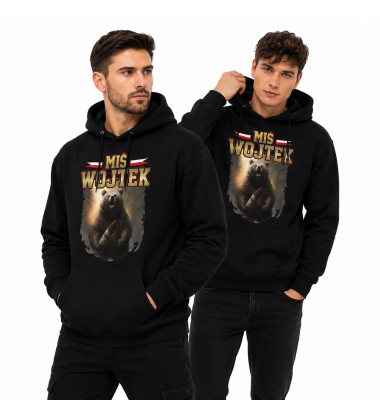 BLUZA Z KAPTUREM Miś Wojtek